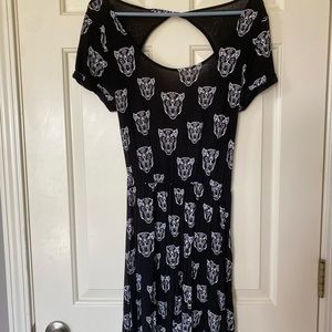 Edgy Cutout Back Dress